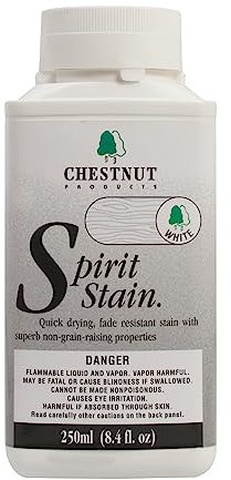 Chestnut SSWHI250 Spirit Stain White, 250ml