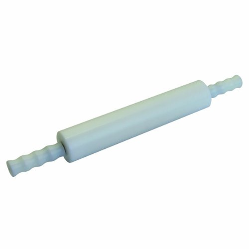 Teigrolle Rollholz Wellholz Vollkunststoff (PE) Edelstahlwelle 50 cm ø 8 cm 3,4 kg Profiqualität