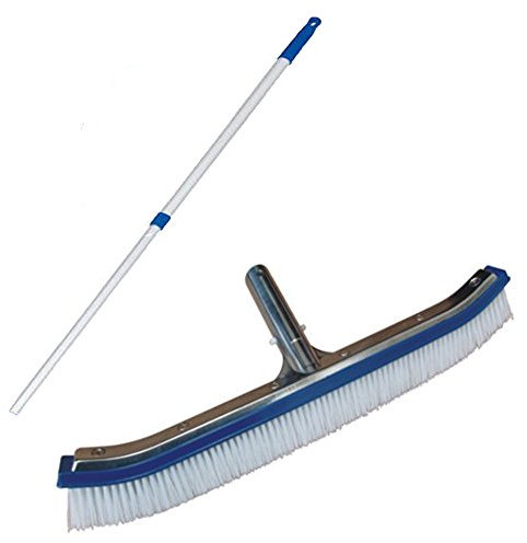SUDS-ONLINE Swimming Pool Deluxe 18 Wall Brush With Pole