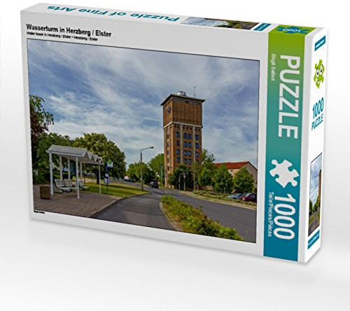 CALVENDO Puzzle Wasserturm in Herzberg/Elster | 1000 Teile Lege-Größe 64 x 48 cm Foto-Puzzle für glückliche Stunden