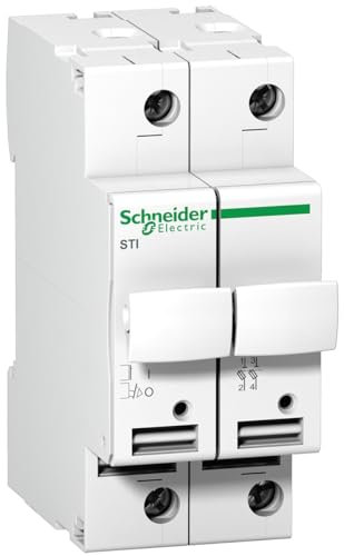 Schneider Electric - Acti9 STI - sectionneur fusible à tiroir - 2P - 25A - pour fusible 10.3x38mm - A9N15651