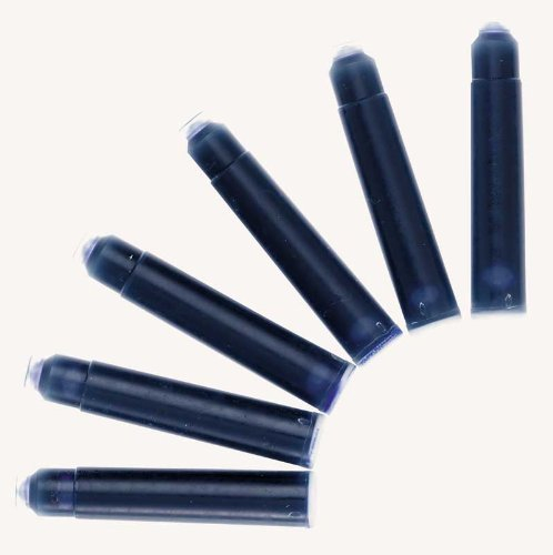 50 Black Ink Short Universal Standard Ink Cartridges For Fountain Pens