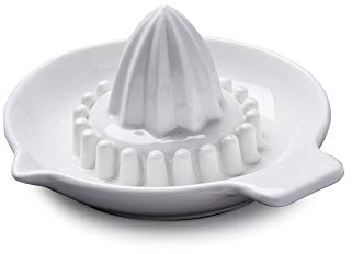 WM Bartleet & Sons 1750 T360 Traditional Porcelain Classic Citrus Juicer/Reamer 16x14cm-White, White