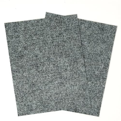 haggiy Bastelfilz - 1,7mm, DIN A4, Grau (2er Set)