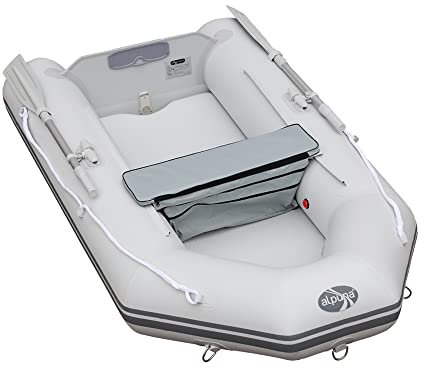 ALPUNAnautic KL 230 ultraleichtes PVC-Schlauchboot mit Rucksack (Grau)