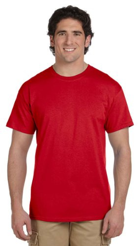 Gildan Mens Ultra Cotton Short Sleeve T-Shirt (L) (Cherry Red)