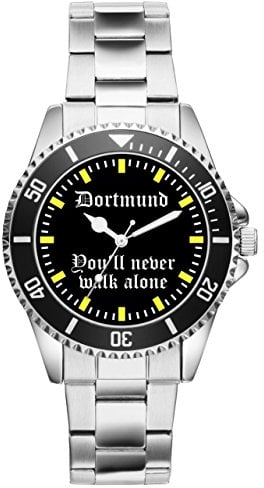 KIESENBERG Damen Dortmund Uhr Geschenk Artikel Idee Fan für Damen Armbanduhr Ø 33 mm Armbanduhr D-2208