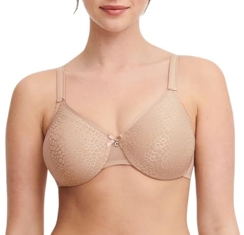 Chantelle Women's, C MAGNIFIQUE, Covering Molded Bra, Women's invisible lingerie, Nude, 32D