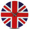 Glas Wanduhr Union Jack England 40 cm