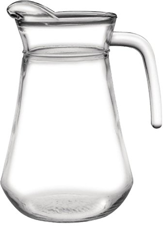 6X Olympia Glass Jugs 1Ltr 197X99mm Cocktail Mug Cup Creamer Pitcher