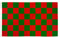 AZ FLAG - Drapeau Damier Rouge et vert - 150x90 cm - Drapeau À Damiers 100% Polyester Avec Oeillets Métalliques Intégrés - Pavillon 110 g