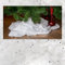 Kunstschneedecke zur weihnachtlichen Dekoration, Maße: ca. 90 x 240 cm, Kunstschnee, Kunstschneedecke, Tischband, Tischläufer …