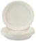 Home Garden Ornaments Sottovaso Rotondo Bianco 24cm Diametro Set da 5 - Sottovasi Rotondi - Sottovasi Plastica Resistente - Sottovasi per Piante da Interno (Ø24cm, Bianco)