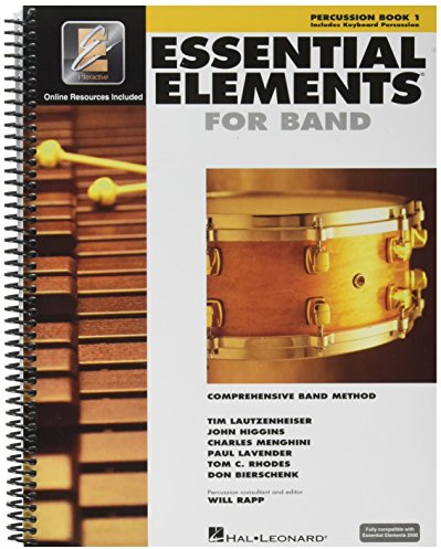 Essential Elements 2000 – Percussion Book 1 (Book/CD-ROM) Spartiti, CD-ROM per Xilofone, Marimba, Batteria, Percussione, Vibrafono, Xilofono
