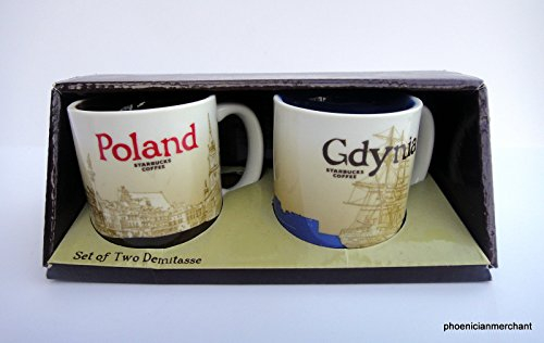 2011 à café Starbucks Pologne Gdynia Icône Ensemble Global Collector Series Mug 85 gram