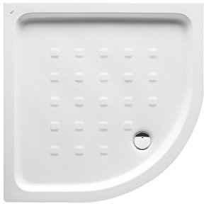 Roca A374792000 - Plato de ducha de porcelana angular con fondo antideslizante
