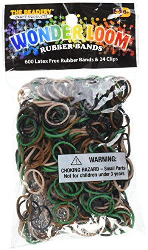 The Beadery 7295551 Wonderloom Bands, Camouflage/Mehrfarbig