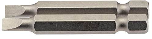 Draper 64089 4.5mm 1/4 Hex Plain Slot Insert Bit 50mm Long (2 Piece)