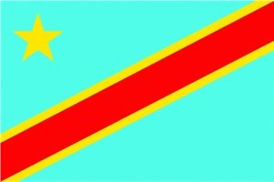 Demokratische Republik Kongo Fahne Flagge Grösse 1,50x0,90m - FRIP –Versand®