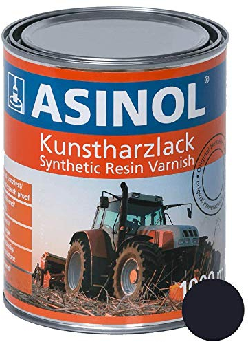 ASINOL DEUTZ SCHWARZ-BLAU 1000 ml Kunstharzlack Farbe Lack 1l Liter Dose