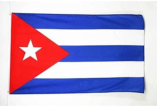 AZ FLAG - Bandera Cuba - 150x90 cm - Bandera Cubana 100% Poliéster ligero Con Ojales de Metal integrados - 80g