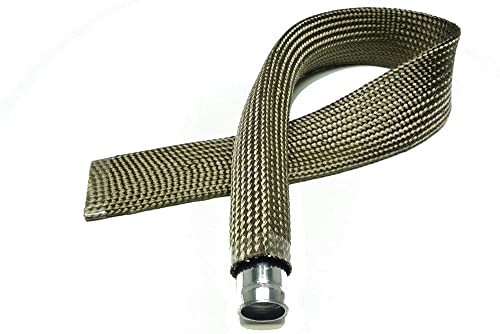 1m Kevlar Titan Hitzeschutzschlauch ID 10mm *** Heat Sleeve Thermoschutz Isolierschlauch Kabelschutz