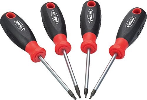 Vigor Torx® Jeu de tournevis v4418 ∙ Nombre outils : 4, 1 pièce