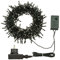 Catena 12,5 m, 300 led bianchi, con giochi di luce, cavo verde, EX Best Value, luci di Natale, luci per l'albero di Natale, luci natalizie