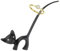 Ringhalter Katze schwarz 8x15c