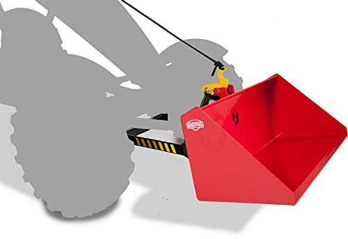 Berg Ladeschaufel für XL/XXL Pedal-Gokarts | Gokart Zubehör | Farbe: Rot | Stabil & Praktisch | Spaß & Aktivität im Freien | Für BFR/BFR-3 Modelle | Front- und Heckmontage | Maße: 55x25x24 cm