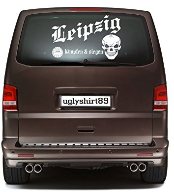 Leipzig Autoaufkleber 45 cm | Hardcore | Sticker | Aufkleber | KSM1