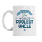 Coolest Uncle Present from Niece and Nephew - Uncle Coffee Mug Gift for Birthday
