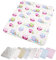 Vizaro - Fasciatoio Imbottito Materassino per Bambini 70x75 cm - 100% Cotone - Premium made in EU senza sostanze nocive - Gufetti