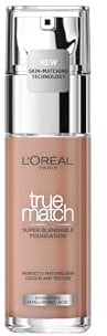 L'Oréal Paris Make up, Flüssige Foundation mit Hyaluron und Aloe Vera, True Match Make-Up, 7.R/7.C Cool Medium Deep