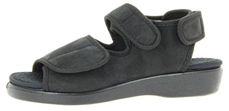 Varomed Lugano 58.890, Unisex - Adulti Scarponi da bendaggio e riabilitazione, Nero, 46 EU X-Larga