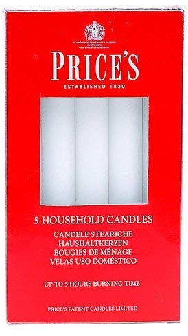 Prices Houshold Candles Pack of 5