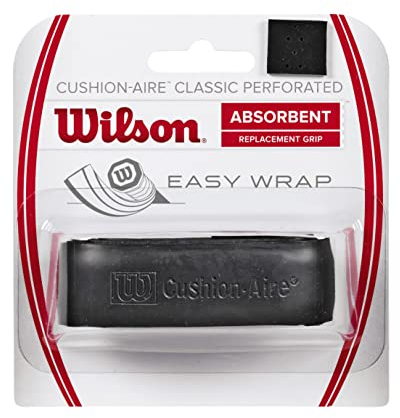 Wilson Griffband Cushion Aire Classic Perforated Grip, Black, One Size