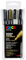 POSCA Set 4 MARQUEURS PC3M Pochette GSW