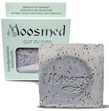 Moosmed Gut zu Fuß Naturseife - vegane Bio-Seife handgefertigt in Deutschland