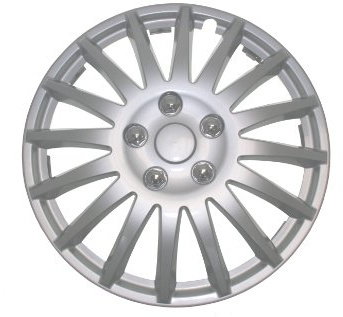 Monza 74891 Radzierblende 14 Zoll, silber - 4-er Set