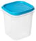 Tatay Fiambrera de Alimentos, Hermética, 0.7L de Capacidad, Tapa Flexible a Presión, Libre de BPA, Apto Microondas y Lavavajillas, Color Azul. Medidas: 10 x 10 x 11.7 cm