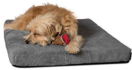 TrendPet VitaMedog - Viskoelastische Matratze Hundebett für Hunde grau 130x90cm
