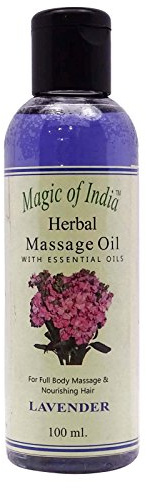 Magie Indiens Lavendel Kräutermassage Ätherisches Öl Für Ganzkörper - 100 ml