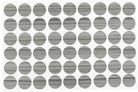 sourcingmap Cache Trou Vis Auto Adhésives Autocollants Maison Mobilier Bureau Caps Couvre 54 en 1