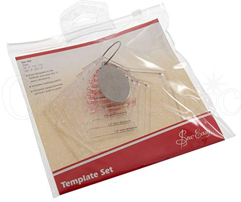 Sew Easy Patchwork Mini Fünfeck Schablone Set