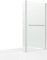 805 x 1400mm Bathroom L Shape Bath Shower Glass Screen with Towel Rail