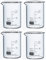 Rocwing - Boro 3.3 Glas Messbecher für Labor (25ml, 2 in a pack)