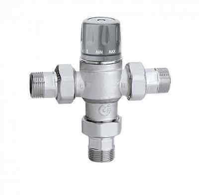 521815 3/4 45/65 °C Miscelatore termostatico regolabile con manopola CALEFFI