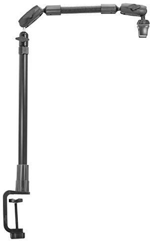 iBolt Stream-Cast Clamp Adjustable Overhead Phone Mount for Live Streaming Tutorial Videos and Photos. Great for Crafters, Bakers, Artists- iPhone Xs, Samsung Galaxy S9, Note 9 Etc.