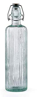 BITZ - Wasserflasche - Bügelverschluss - Glas - 0,75l